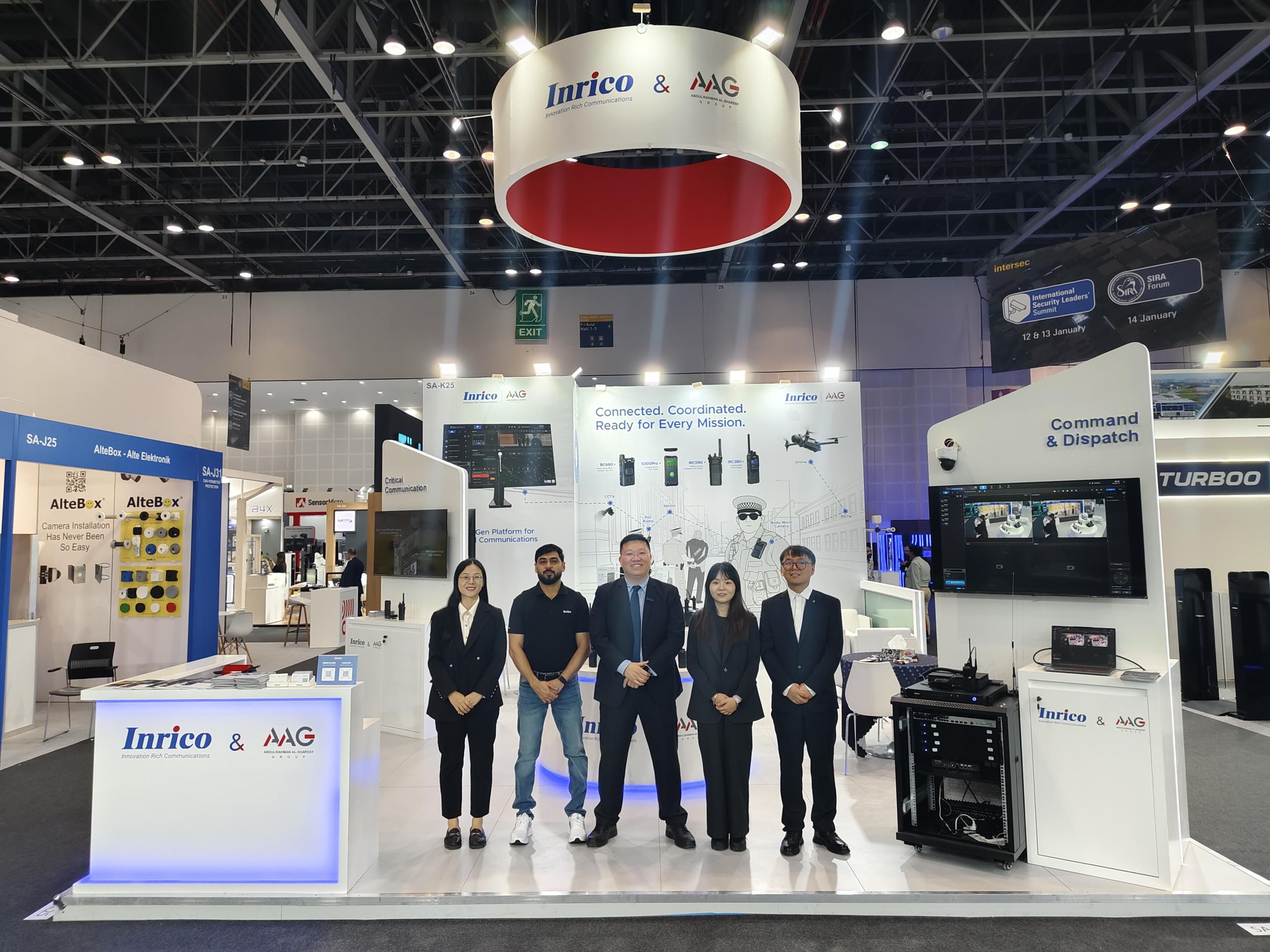 Inrico Showcases Smart Push-to-Talk Innovation and Mission-Critical Communication Solution at Intersec 2026