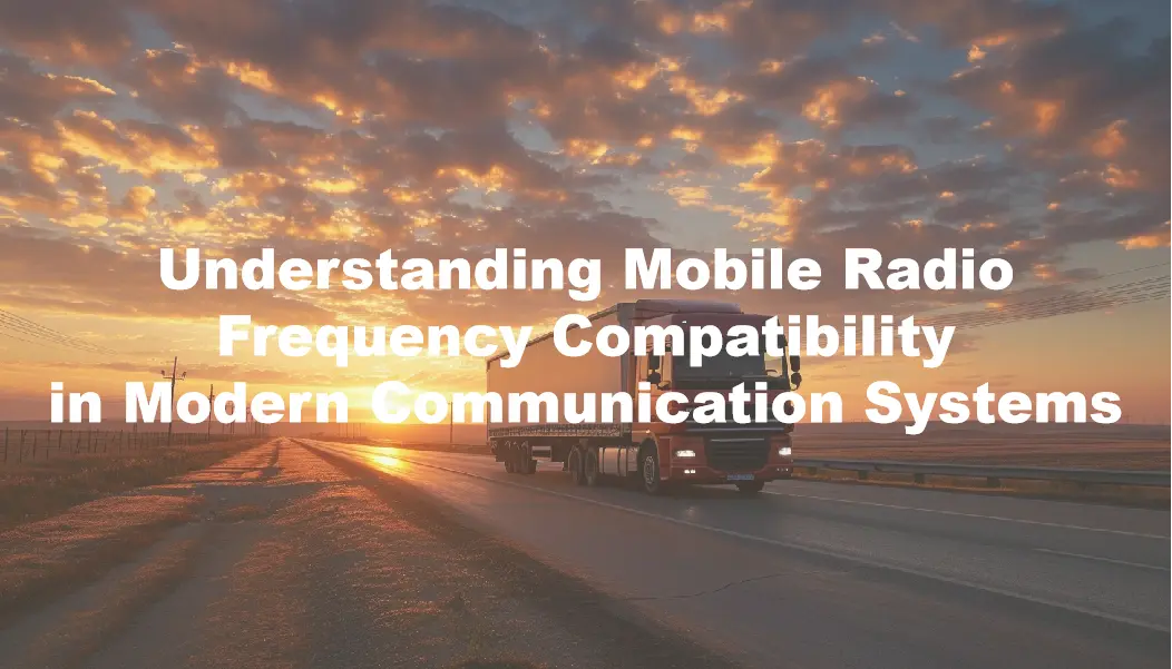 Understanding Mobile Radio Frequency Compatibility in Modern Communication Systems