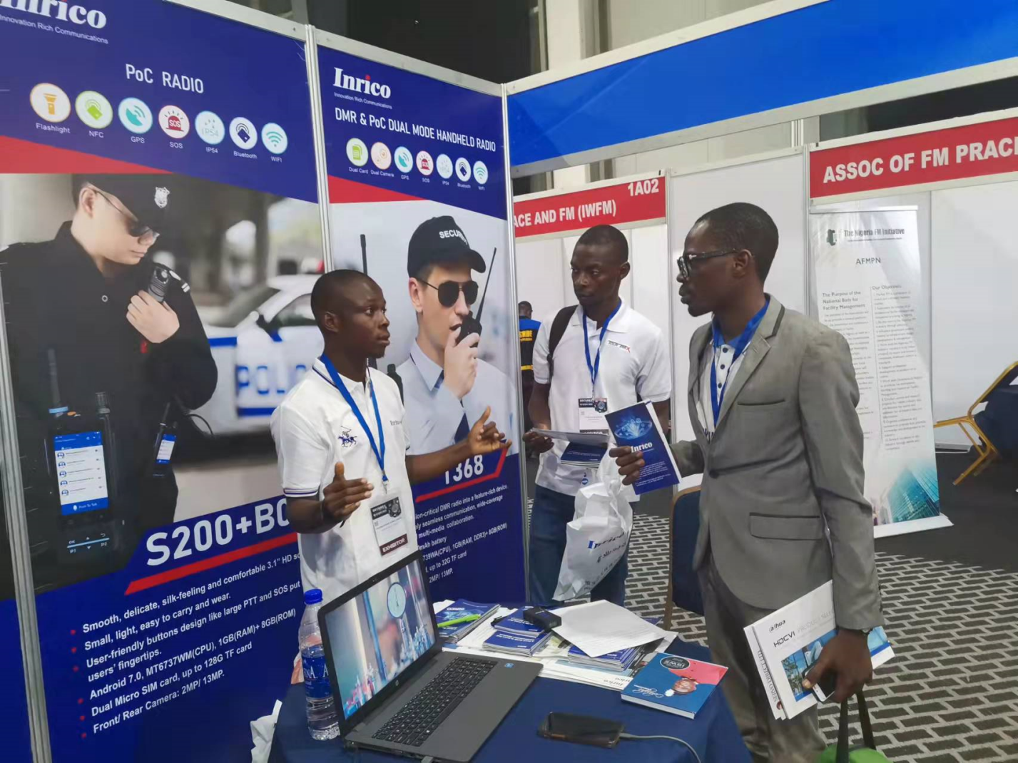 Inrico Attends Securex West Africa with PMR-LTE Convergent Communication Solutions